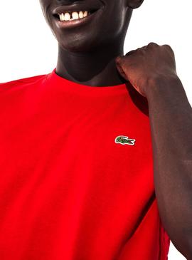 Camiseta Lacoste Sport Tenis Rojo Hombre