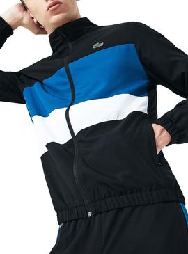 Chándal Lacoste Sport Color Block Negro Hombre