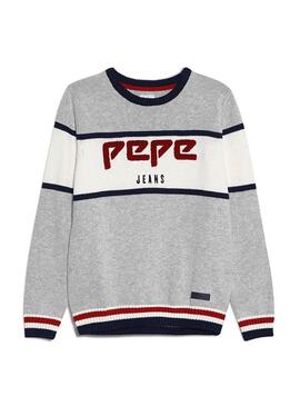 Jersey Pepe Jeans Simonn Gris Niño