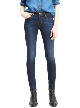 Pantalón Vaquero Levis 711 High Roller Para Mujer