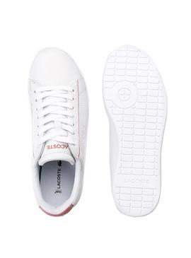 Zapatillas Lacoste Carnaby Evo Blanco Rosa Mujer