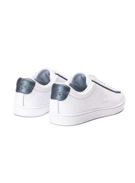 Zapatillas Lacoste Carvaby Evo Blanco Lista Mujer