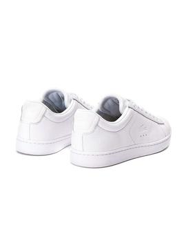 Zapatillas Lacoste Carnaby Evo Blanco Para Mujer