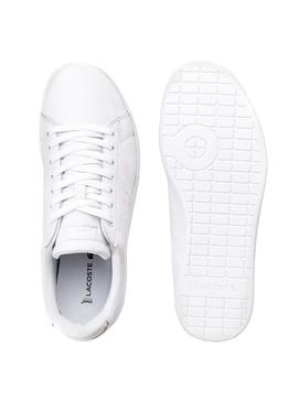 Zapatillas Lacoste Carnaby Evo Blanco Para Mujer