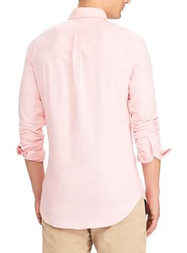 Camisa Polo Ralph Lauren Oxford Rosa Hombre