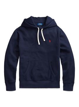 Sudadera Polo Ralph Lauren Capucha Marino Hombre