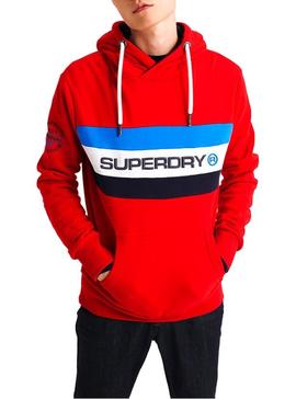 Sudadera Superdry Trophy Rojo Hombre