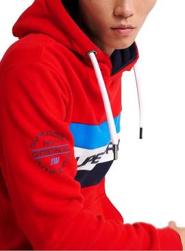 Sudadera Superdry Trophy Rojo Hombre