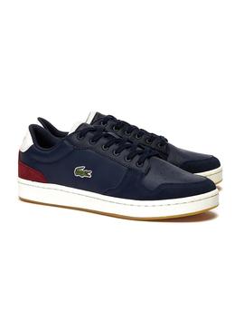 Zapatillas Lacoste Masters Cup Marino Para Hombre