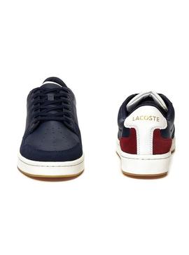 Zapatillas Lacoste Masters Cup Marino Para Hombre