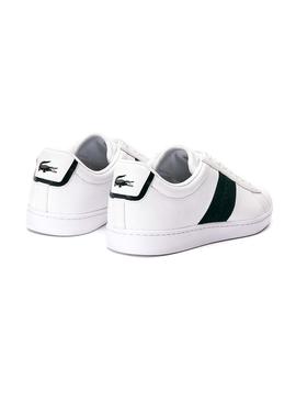 Zapatillas Lacoste Carnaby Evo Blanco Verde Hombre