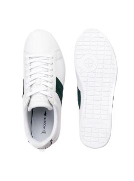 Zapatillas Lacoste Carnaby Evo Blanco Verde Hombre