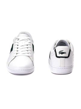 Zapatillas Lacoste Carnaby Evo Blanco Verde Hombre