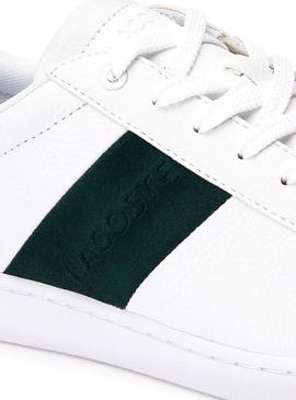 Zapatillas Lacoste Carnaby Evo Blanco Verde Hombre