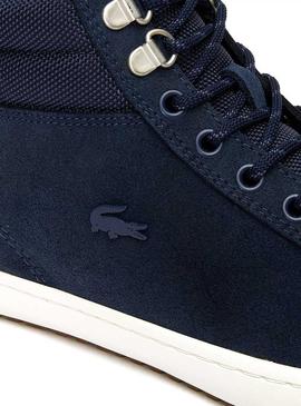 Botines Lacoste Straightset Insulac Marino Hombre