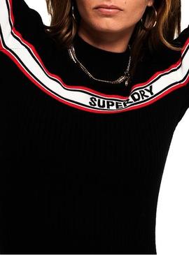 Vestido Superdry Logo Negro Mujer