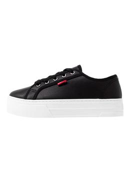 Zapatillas Levis Tijuana Negro Mujer