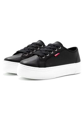 Zapatillas Levis Tijuana Negro Mujer