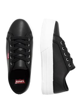 Zapatillas Levis Tijuana Negro Mujer