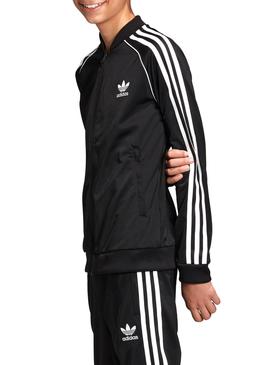 Chaqueta Adidas Superstar Negro Para Niño y Niña