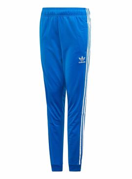 Pantalones Adidas Superstar Azul Niño