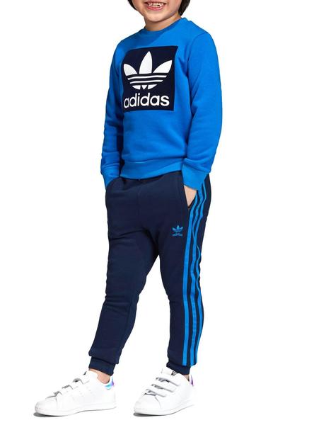 chandal adidas niño azul