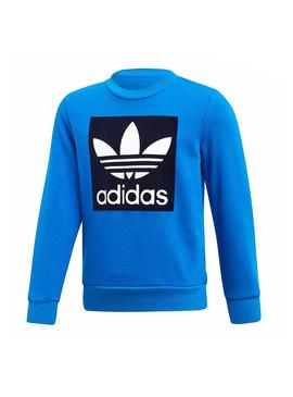 Chandal Adidas Crew Set Azul Niño