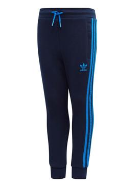 Chandal Adidas Crew Set Azul Niño