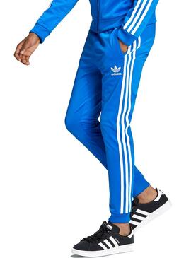 Pantalones Adidas Superstar Azul Niño