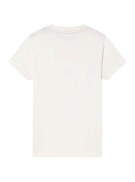 Camiseta Hackett Logo Blanco Niño