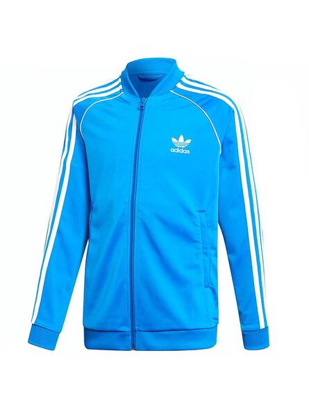 maletero ángel Elegibilidad Chaqueta Adidas Superstar Azul Niño