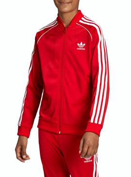 Chaqueta Adidas Superstar Rojo Niño