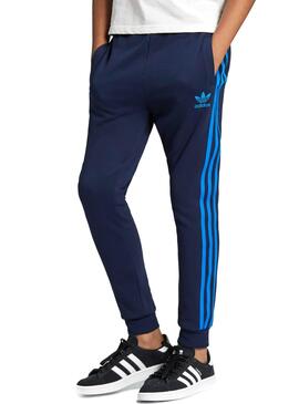 Pantalones Adidas Trefoil Azul Niño