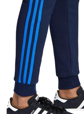 Pantalones Adidas Trefoil Azul Niño