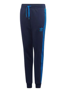 Pantalones Adidas Trefoil Azul Niño