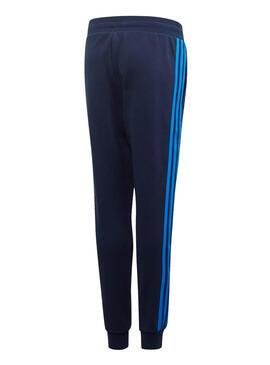 Pantalones Adidas Trefoil Azul Niño