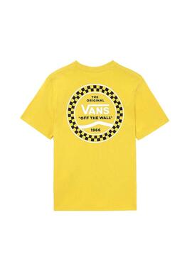 Camiseta Vans Checkered Side Amarillo Niño