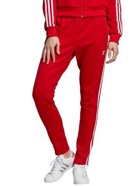 Pantalon Adidas SST Rojo Para Mujer