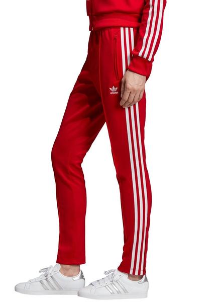 para jugar Reverberación Que Pantalon Adidas SST Rojo Para Mujer