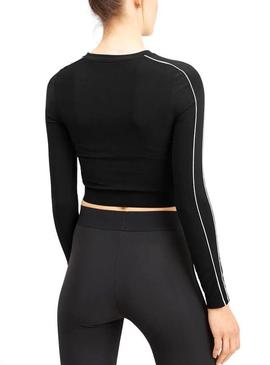 Top Puma Classics Rib Negro Para Mujer