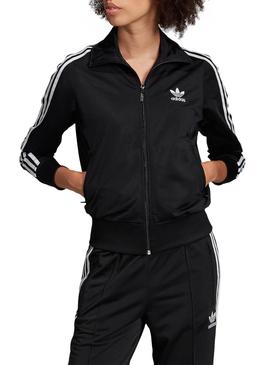 Chaqueta Adidas Firebird Negro Para Mujer