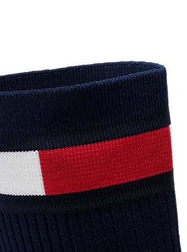 Botines Tommy Hilfiger Flag Sock Marino Para Mujer