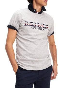 Camiseta Tommy Hilfiger Strike Through Gris