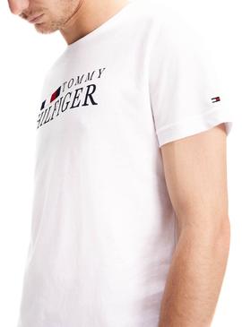 Camiseta Tommy Hilfiger RWB Blanco