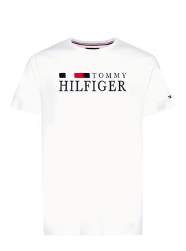 Camiseta Tommy Hilfiger RWB Blanco