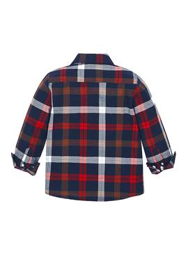 Camisa Mayoral Cuadros Rojo Para Niño