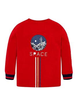 Camiseta Mayoral Space Rojo Para Niño