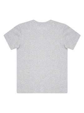 Camiseta Lacoste Croc Gris Para Niño