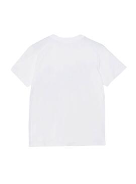 Camiseta Lacoste Croc Blanco Para Niño