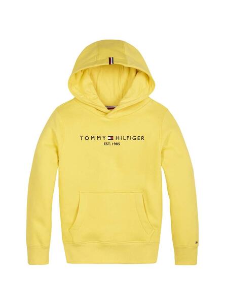 Sudadera Tommy Hilfiger Essential H Amarillo Ninos